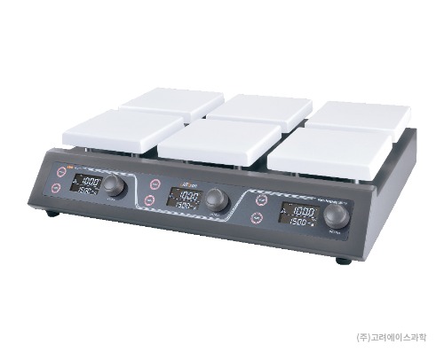 Superior Multi Hotplate Stirrer, EVO HS1-M6 (멀티 가열교반기 6구)