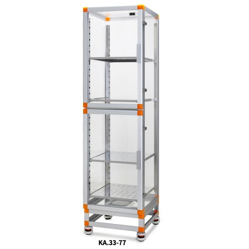 Aluminum Desiccator Cabinet_Dry Active (알류미늄 데시게이터_KA.33-77, 77A) - 고려에이스 쇼핑몰