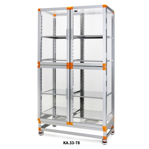 Aluminum Desiccator Cabinet_Dry Active (알류미늄 데시게이터_KA.33-78, 78A) - 고려에이스 쇼핑몰