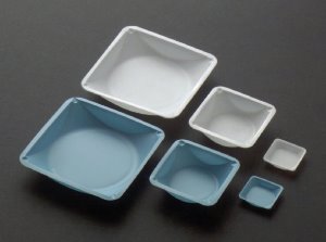 Square Polystyrene Weighing Dishes (웨잉 디쉬_정전기 방지) - 고려에이스 쇼핑몰