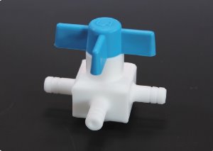 PTFE Valves, T-Type (3-WAY PTFE Stopcocks) (테플론 스탑콕크 - 3 Way) - 고려에이스 쇼핑몰