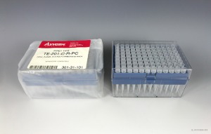 ★리퍼브★ 200 µL, Clear Eppendorf-type Tips/Racks (200 µL, 클리어 팁/랙_에펜돌프 타입)