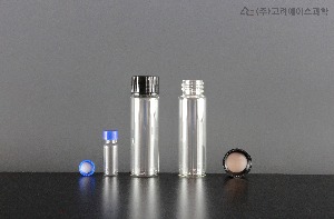 Clear Glass Sample Vial With PTFE Septa Screw Cap_Set(유리 샘플 바이알 &amp; 테플론 셉타 스크류 캡_세트)