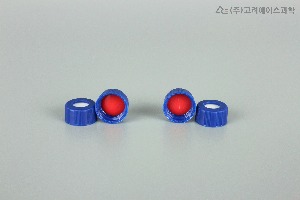 sampler Vial Open Top Cap(Blue) &amp; PTFE / Silicone lined Septa(샘플러 바이알 오픈탑 캡(Blue) &amp; 테플론 / 실리콘 라이너 셉타)