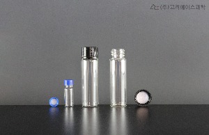 Clear Glass Sample Vial With PE Septa Screw Cap_Set (유리 샘플 바이알 &amp; PE 셉타 스크류 캡_세트)