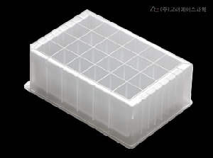 24 Deep Well Plates Rectangular Bottoms