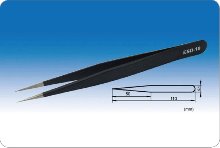 Anti-Static Stainless Tweezers (정전기방지용 포셉_110mm) KA.ESD-10 - 고려에이스 쇼핑몰